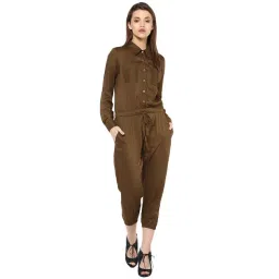 StyleStone Olive Midi Jumpsuit-picture-34