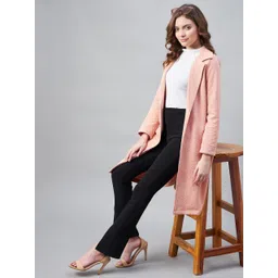 stylestone Polyester Jacquard Self Design Coat For Women-picture-30