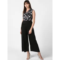 StyleStone Women Black & Blue Printed Basic Jumpsuit-picture-27