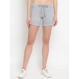 StyleStone Women Grey Cotton Shorts-picture-17