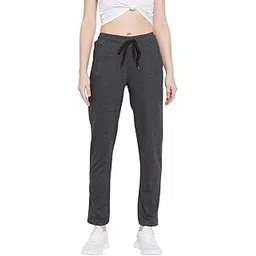 stylestone Women's Dark Grey Cotton Track Pants (5033DarkGreyTrak32)-picture-11