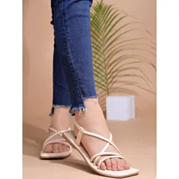 Stylestry Girls Open Toe Flats-picture-38