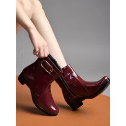 Stylestry Women Casual Block-Heeled Regular Boots-picture-24