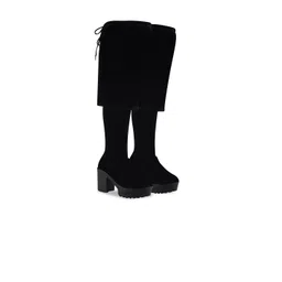 Stylestry Women Casual Block-Heeled Slouchy Boots-picture-38