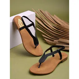 Stylestry Women Embellished Open Toe Flats-picture-25