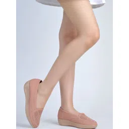 Stylestry Women Perforations Loafers-picture-10