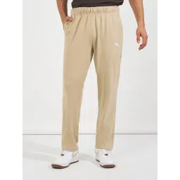 Styli Beige Cotton Relaxed Fit Joggers-picture-16