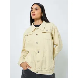 Styli Beige Oversized Jacket-picture-35