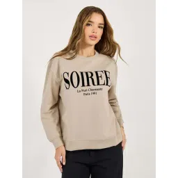 Styli Beige Printed Sweatshirt-picture-22
