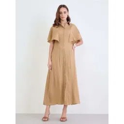 Styli Beige Regular Fit Dress-picture-34