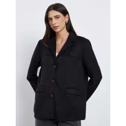 Styli Black Regular Fit Jacket-picture-42