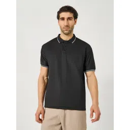 Styli Black Regular Fit Polo T-Shirt-picture-23