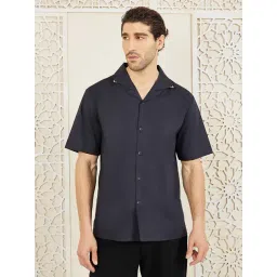 Styli Black Regular Fit Shirt-picture-42