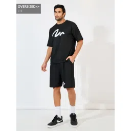 Styli Black Relaxed fit Self Design Co-Ord Sets-picture-15