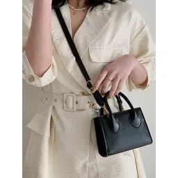 Styli Black Solid Handbag-picture-38