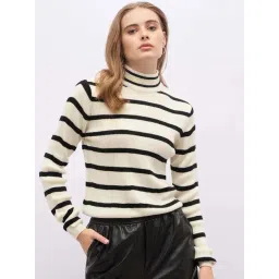 Styli Black Striped Sweater-picture-28