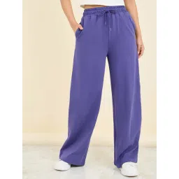 Styli Blue Mid Rise Track Pants-picture-44
