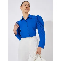 Styli Blue Regular Fit Shirt-picture-24