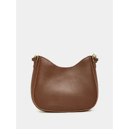 Styli Brown Bucket Shoulder Bag with Tasselled Detail-picture-30