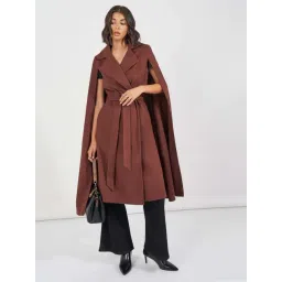 Styli Brown Plain Coat-picture-40