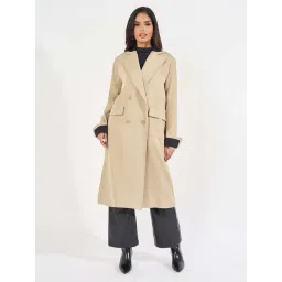 Styli Brown Plain Coat-picture-29