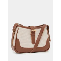 Styli Colourblocked PU Structured Sling Bag-picture-14