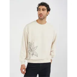 Styli Cream Boxy fit Printed Sweatshirts-picture-20