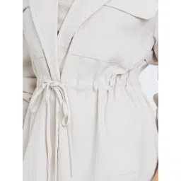 Styli Cream Polyester Regular Fit Jacket image 4