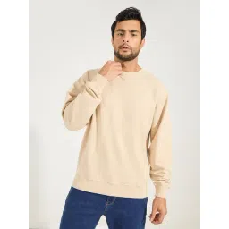 Styli Cream Relaxed Fit Sweatshirts-picture-29