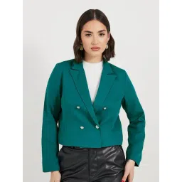 Styli Green Plain Blazer-picture-29