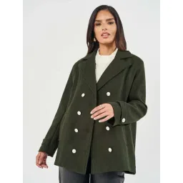 Styli Green Plain Blazer-picture-47