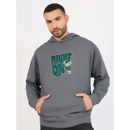 Styli Grey Cotton Long Sleeves Printed Sweatshirts-picture-40