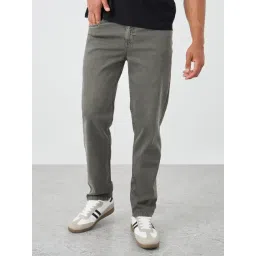 Styli Grey Cotton Regular Fit Jeans-picture-19