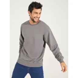Styli Grey Relaxed Fit Sweatshirts-picture-37