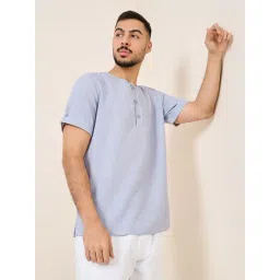 Styli Light Blue Regular Fit Shirt-picture-37