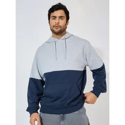 Styli Men Colourblocked Hooded Sweatshirt-picture-31
