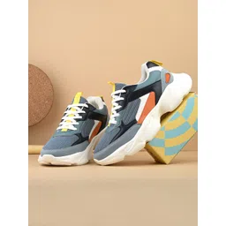Styli Men Colourblocked Lace-Ups Sneakers-picture-40