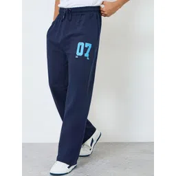 Styli Men Cotton Straigh-Fit Mid-Rise Track Pants-picture-15