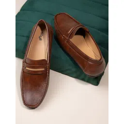 Styli Men Faux Leather Slip On Loafers-picture-35