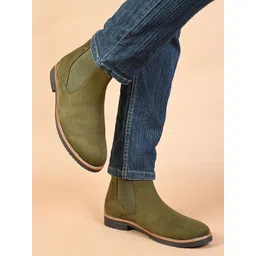 Styli Men Faux Suede Chelsea Boots-picture-20