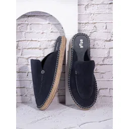 Styli Men Faux Suede Espadrilles With Contrast Binding-picture-24