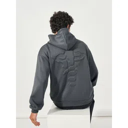 Styli Men Heavy Weight Boxy Fit Hooded Sweatshirt with Back Emboss Graphic-picture-39