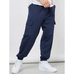 Styli Men Oversized-Fit Cotton Cargo Joggers-picture-19