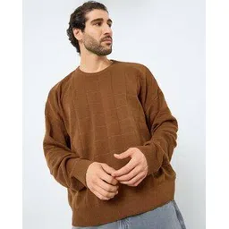 styli Men Oversized Fit Crew Neck Sweater-picture-15