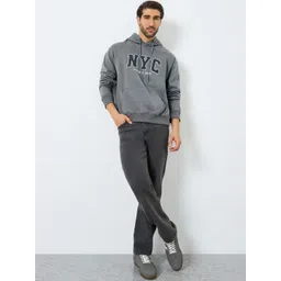 Styli Men Printed Hooded Sweatshirt-picture-33