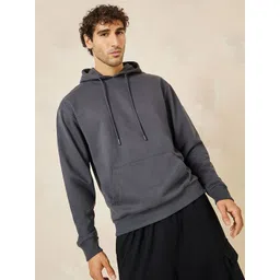 Styli Men Relaxed Fit Fleece Hoodie with Kangaroo Pocket-picture-21