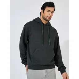 Styli Men Relaxed Fit Fleece Hoodie with Kangaroo Pocket-picture-13