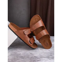 Styli Men Solid Double Strap Sandals-picture-38