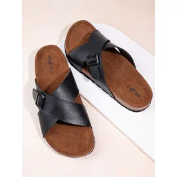 Styli Men Solid X Band Comfort Sandals-picture-27