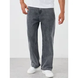 Styli Men Wide Leg Mid-Rise Stretchable Jeans-picture-40